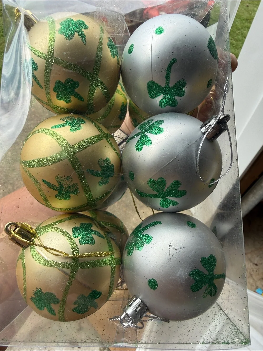 Shamrock Ornament Set